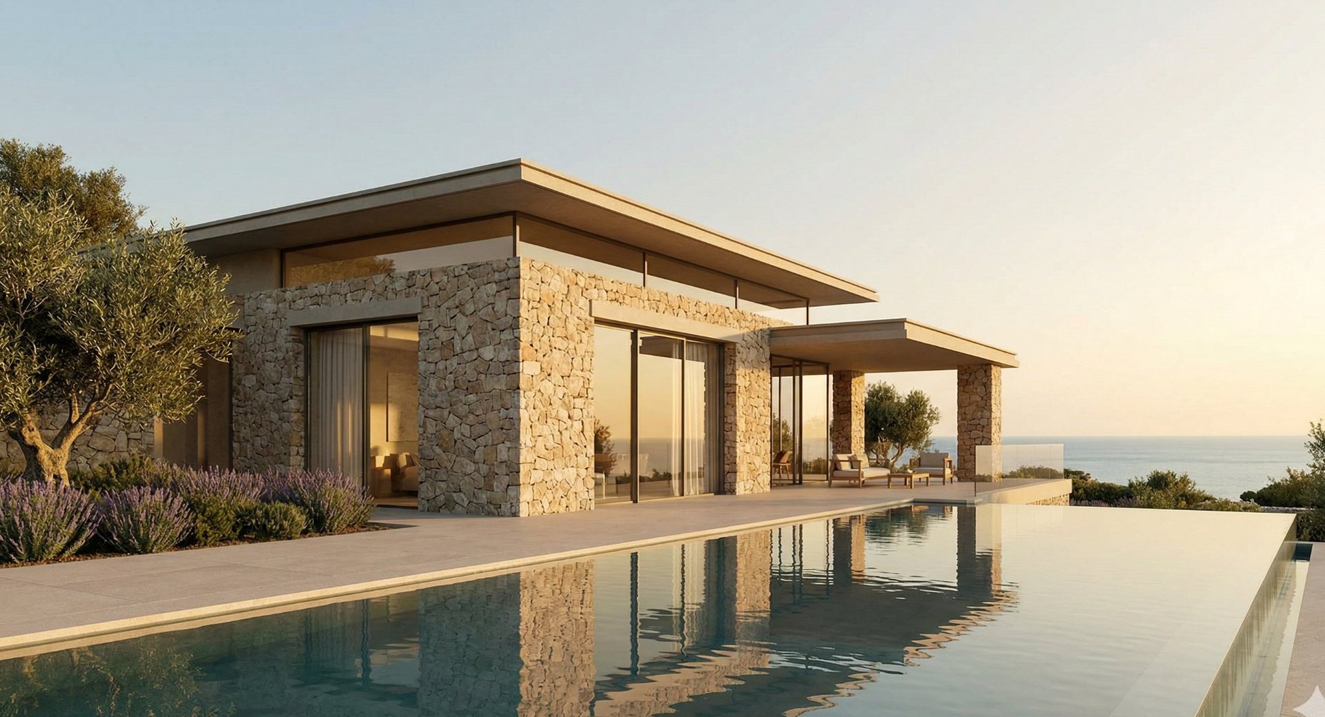 Modern Villa with Panoramic Sea Views